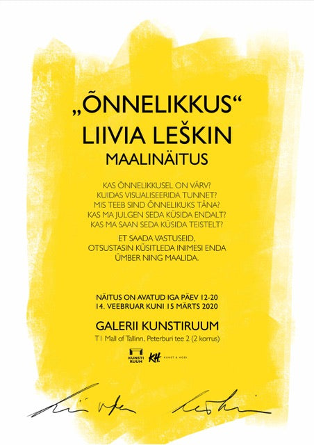 Liivia Leškini maalinäitus "Õnnelikkus"